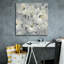  «Fleurs sur fond gris 2» par Silvia Vassileva, art mural sur toile, 26 po x 26 po-737246229