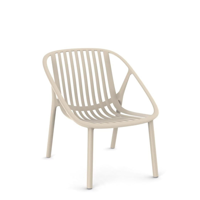 Bini Outdoor Dining Armchair, Ivory