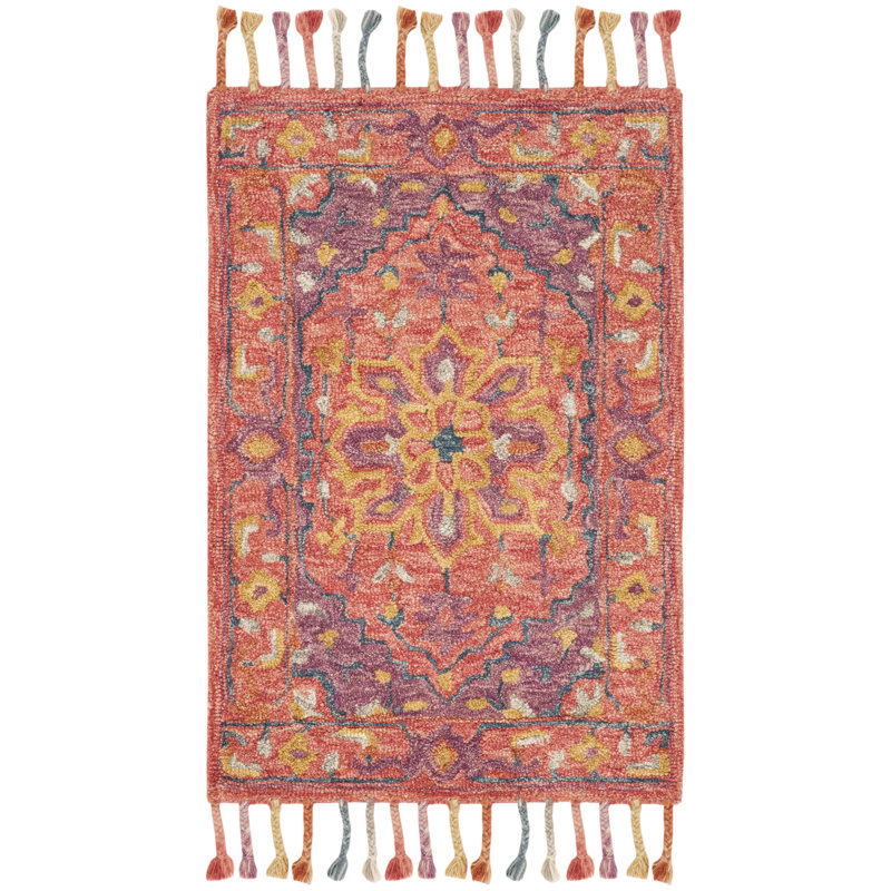 Vahakn Hand Tufted Wool Oriental Rug, Rectangle 2' x 3'