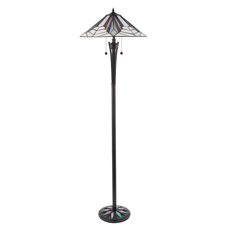 Feroz 156cm Black Traditional Floor Lamp