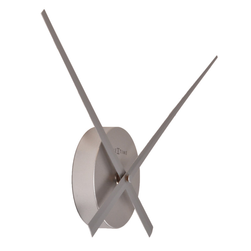 Horloge murale, Argent, Grand (33,5")