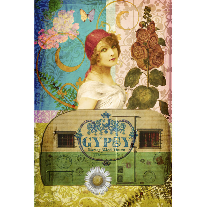 Never Tied Down by Sandy Lloyd - Print on Canvas, Wrapped Canvas, 76 cm H x 51 cm W