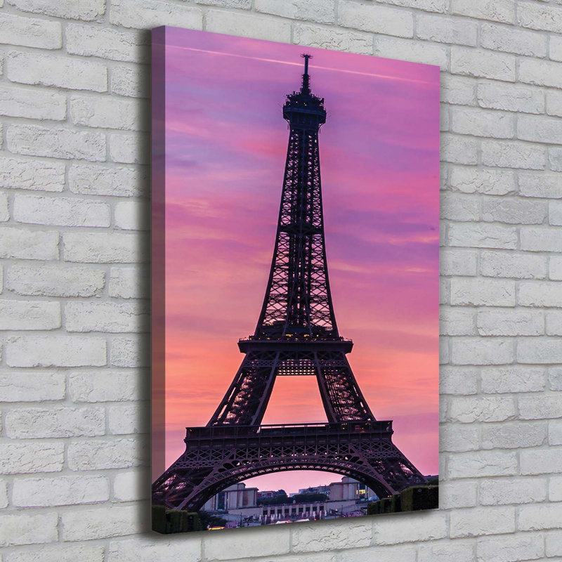 Eiffel Tower Paris - Wrapped Canvas Print