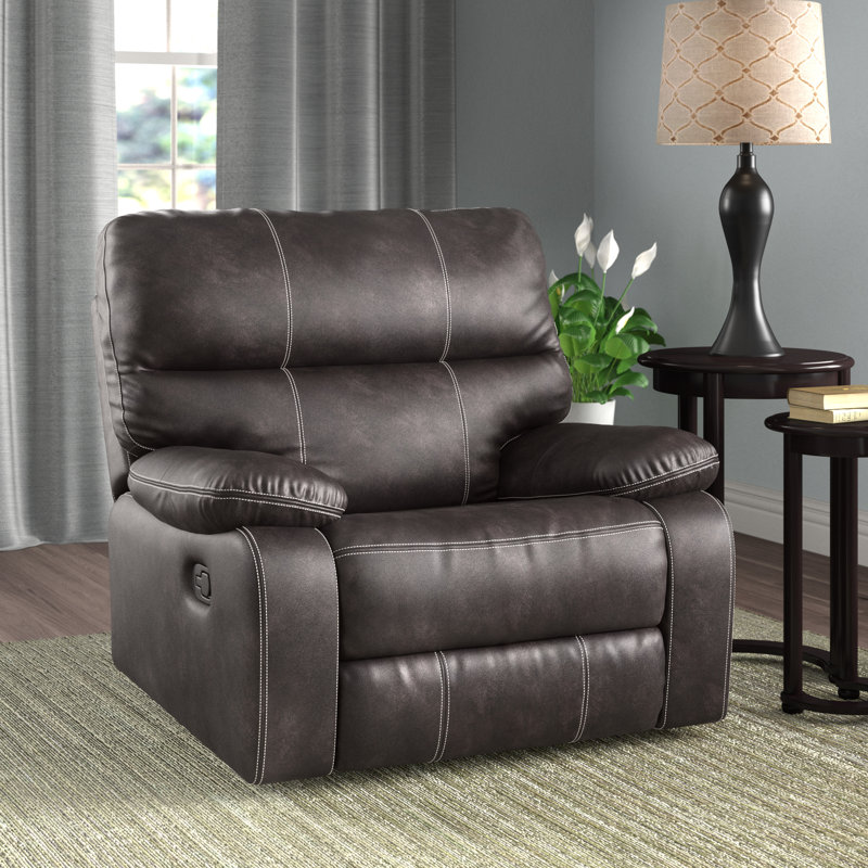 Houghtaling Upholstered Recliner, Gray