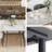 Annagh Stone Top Metal Base Dining Table-268855629-268854960