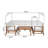 Alyssa Acacia 6 - Person Patio Conversation Set with Cushions-1548892624