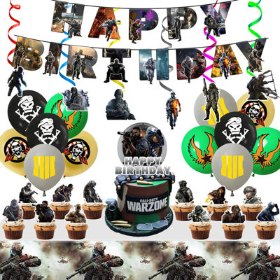 Call of Duty Party Supplies Call of Duty Birthday Decorations