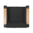Robust Club Chair - Aluminum Build, Water- Cushions, Slat Sturdiness Frame, Cushioning, Front