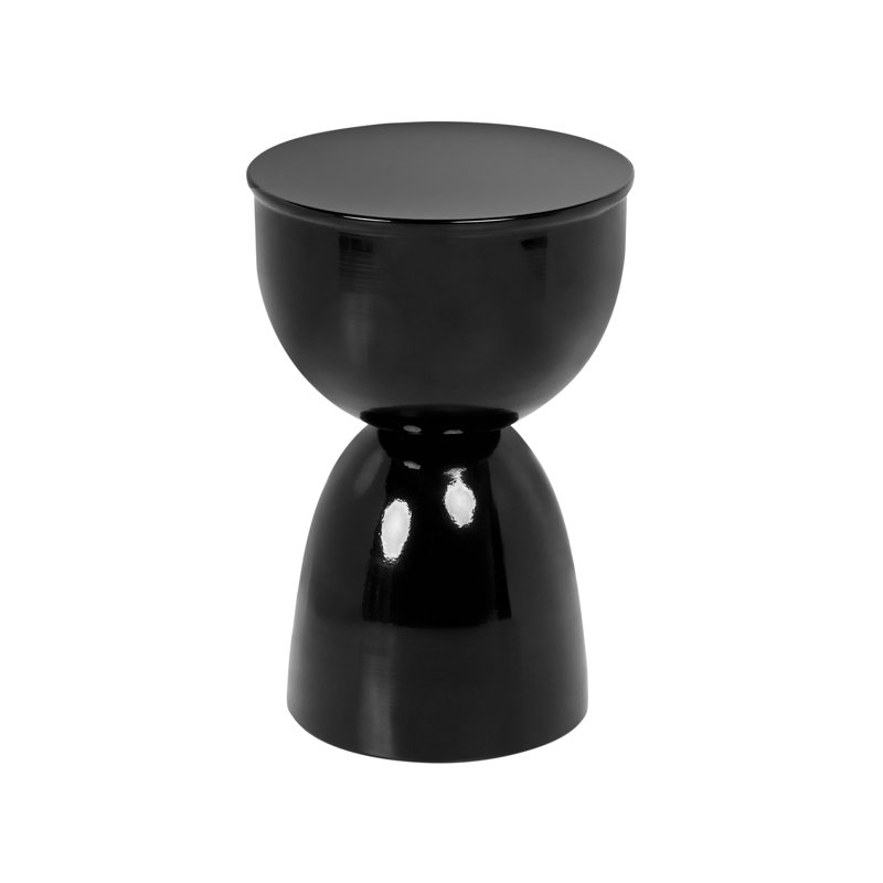 Side Table CANYON Metal, Black