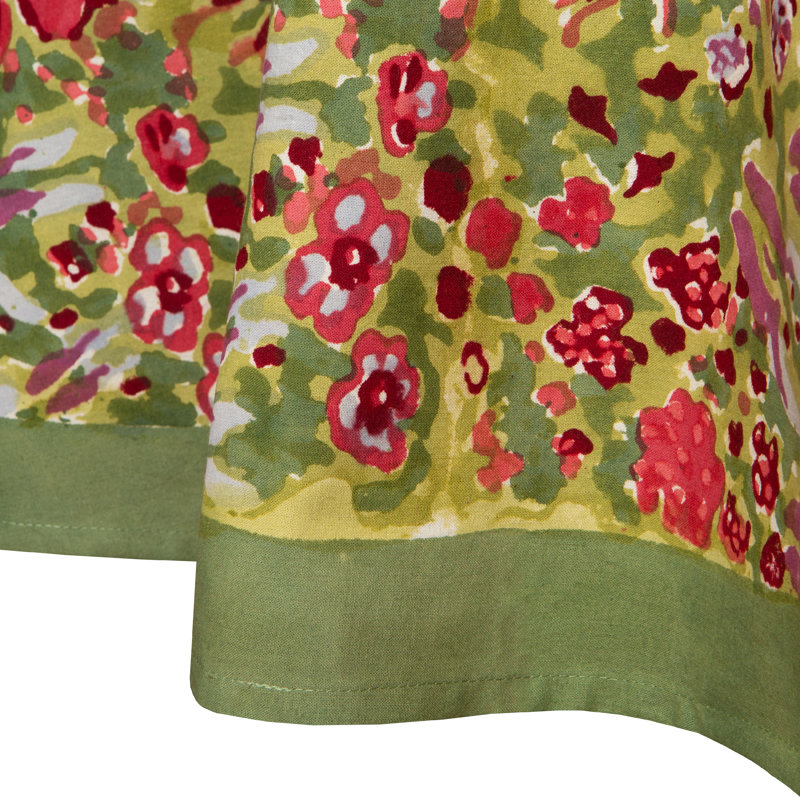 Leana Tablecloth, 128" W x 71" L, Floral 1