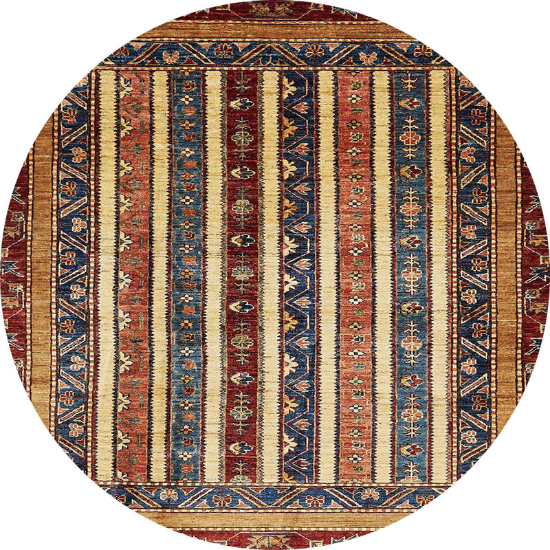 Tapis abstrait moderne 661, Rond 6 pi
