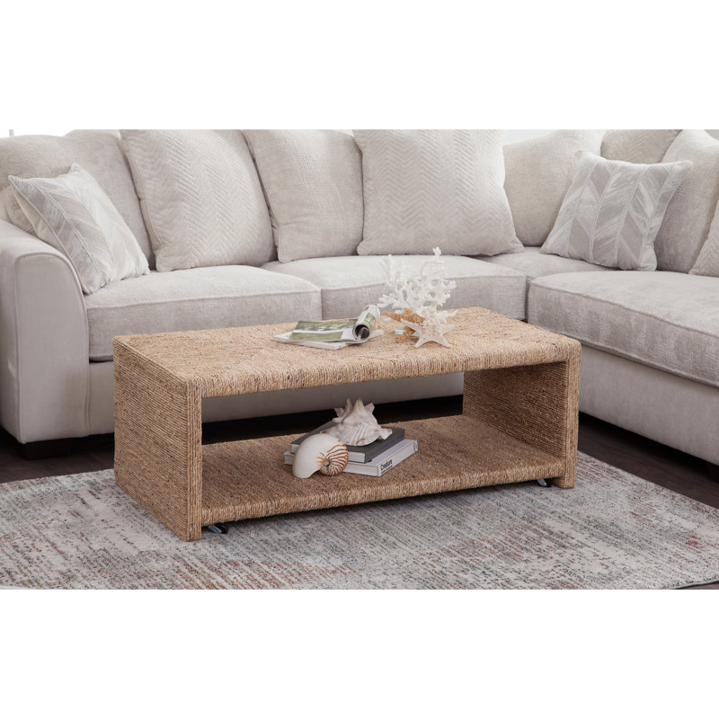 Table basse rectangulaire avec rangement Colston