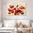 Harnek Red Flowers On Marble-107687185