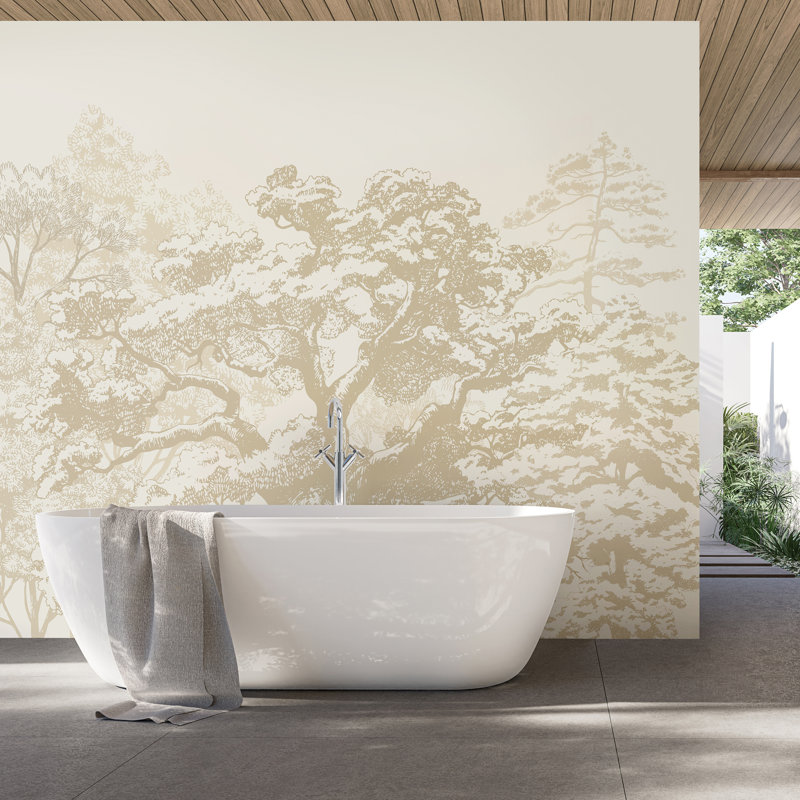 2.4m x 3m Wallpaper Roll, Beige