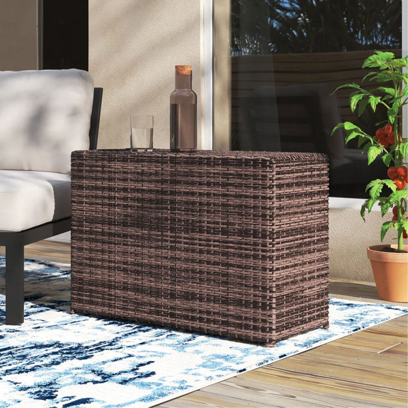 Fully Assembled Outdoor Side Table