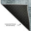 Tapis géométrique de qualité supérieure lavable à la machine AMF1139-219811424
