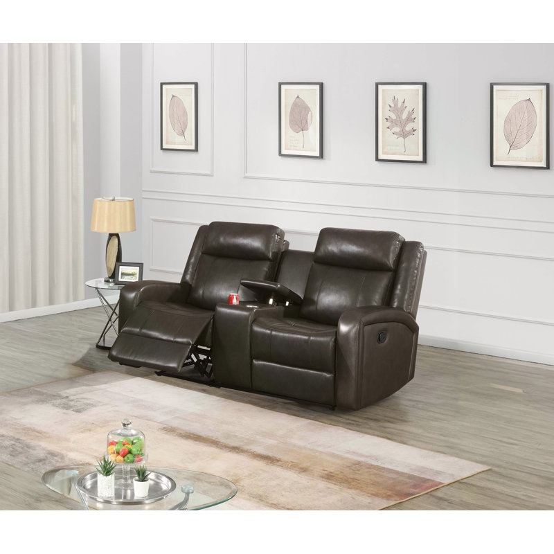 MOTION LOVESEAT en brun foncé