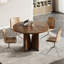 Table de conférence 39,37 po brun foncé avec base en X pour 4 personnes ou petite table de réunion (sans la chaise)