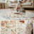 Chinoiserie Carpet Vintage Floral Rug Washable Non-slip Beige/Blue-369111552-377265322