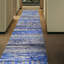 Hand Knotted Abstract Area Rug in Blue/Black/Gray-1471653389