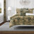 Dolce  Empire Gold Cotton Duvet Cover Set  8 Piece-109897554