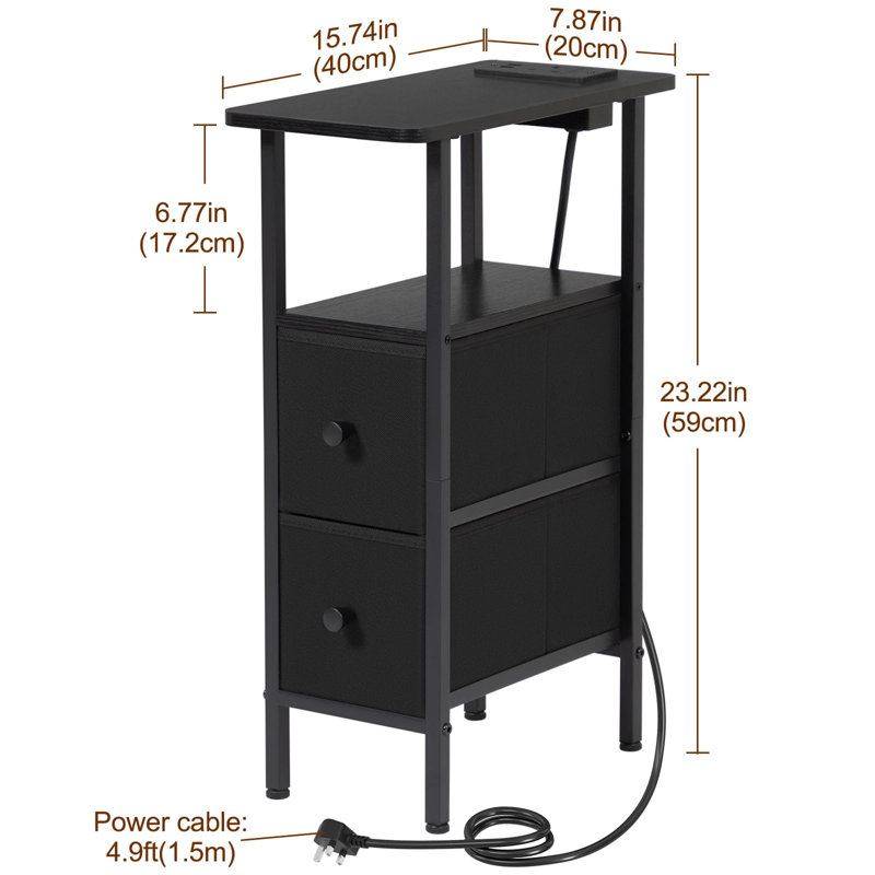End Table, Black