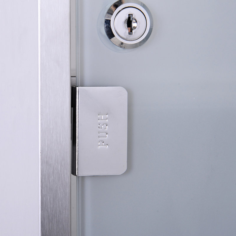 Armoire à pharmacie verrouillable avec porte vitrée, acier inoxydable, 12 po x 20 po, argent, accessible