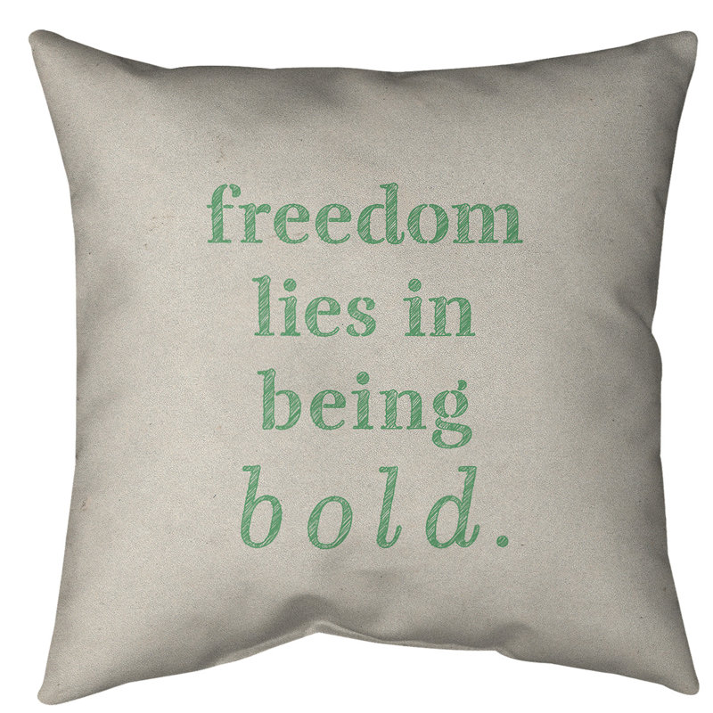 Coussin de sol, 28 po x 28 po, Blanc / Vert