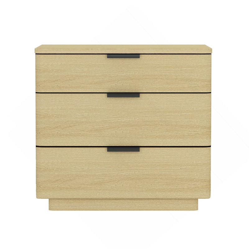 Payton 26" Nightstand in Natural Oak (3-Drawer)
