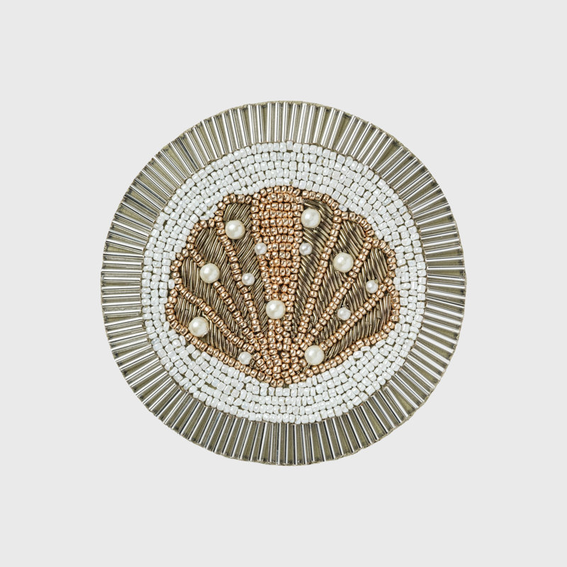Shell Round Coaster
