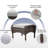 Gaetanino Outdoor Lounge Chair with Ottoman-1480383954