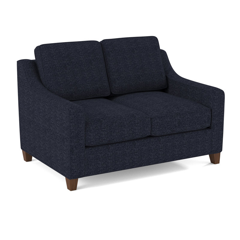 Clark 54" Square Arm Sofa Bed, Montana Walnut, Archetype Hemp