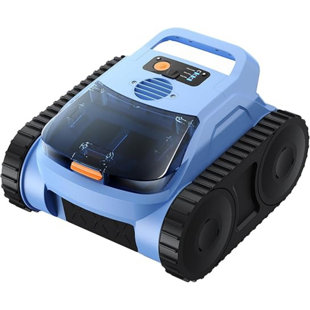 Cordless Robotic Pool Cleaner,Automatic Robotic Pool Vacuum for Inground Pools,Spa Pool Robot Cleaning up to 2150 Sq.ft for Floor,Wall Climbing,Waterline,4800GPH Suction,180min Battery Life