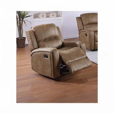 Fauteuil inclinable manuel en cuir synthétique