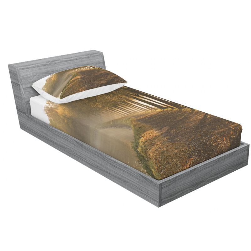 Microfiber Sheet Set, Twin Sheet Set with Fitted Sheet