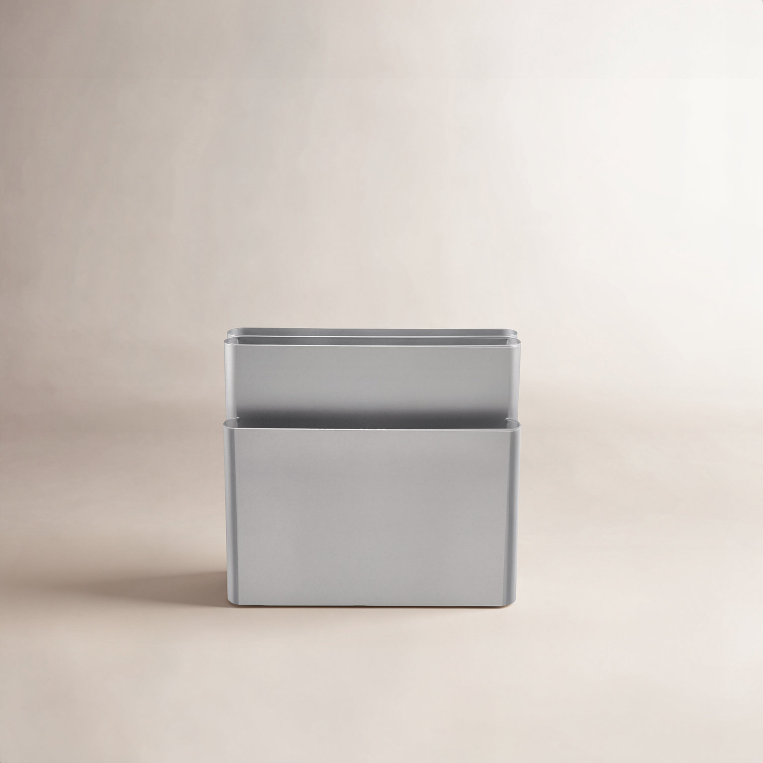 Magazine Rack, Silver