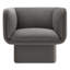 Fauteuil d'appoint en velours Tate Performance-101323707
