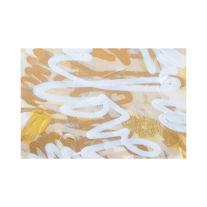 Gold Love by Kent Youngstrom - Wrapped Canvas Print