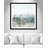 Misty Blue - Square Version Print by Casa Fine Arts-108049694-108049695