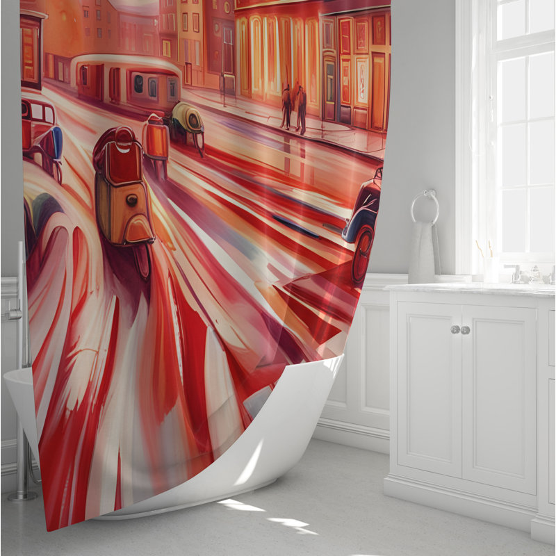 Rideau de douche Aleeyah, H 93 po x l 70 po
