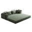 Canapé-lit convertible moderne avec coussin cylindrique, canapé-lit pliant avec poche latérale, canapé-lit pour salon-1006130598