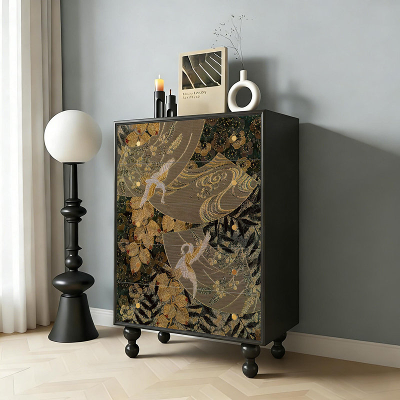 Commode d'appoint 5 tiroirs Ceridwen