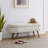 Ottoman Oval Storage Bench,Rubber Wood Legs(43.5"X16"X16")-366344023-366344022