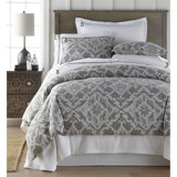 Merko Linen Cotton Grey Duvet Cover Set
