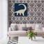 «Dino II» par Lauren Rader, art mural en verre acrylique-96865189