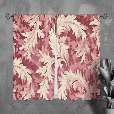 Paire de rideaux obscurcissant en polyester Lochlain