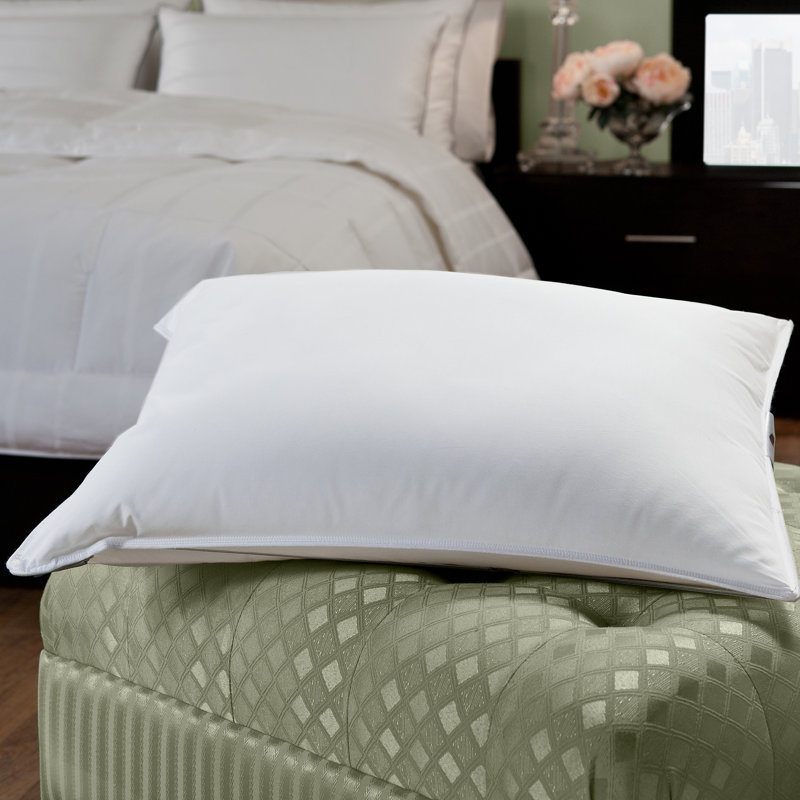  Hotel and Resort Down Feather Blend Medium Support Pillow, King