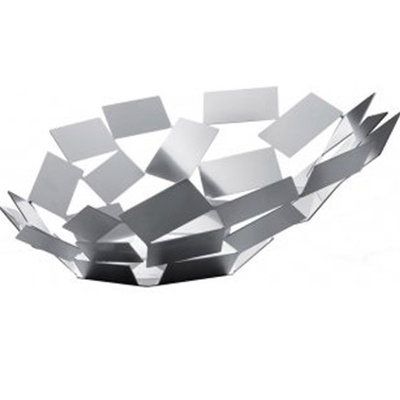Alessi MT03 La Stanza dello Scirocco Fruit Basket, Stainless Steel, Silver