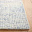 Tapis bleu / ivoire en laine touffeté à la main Zachary-701532767