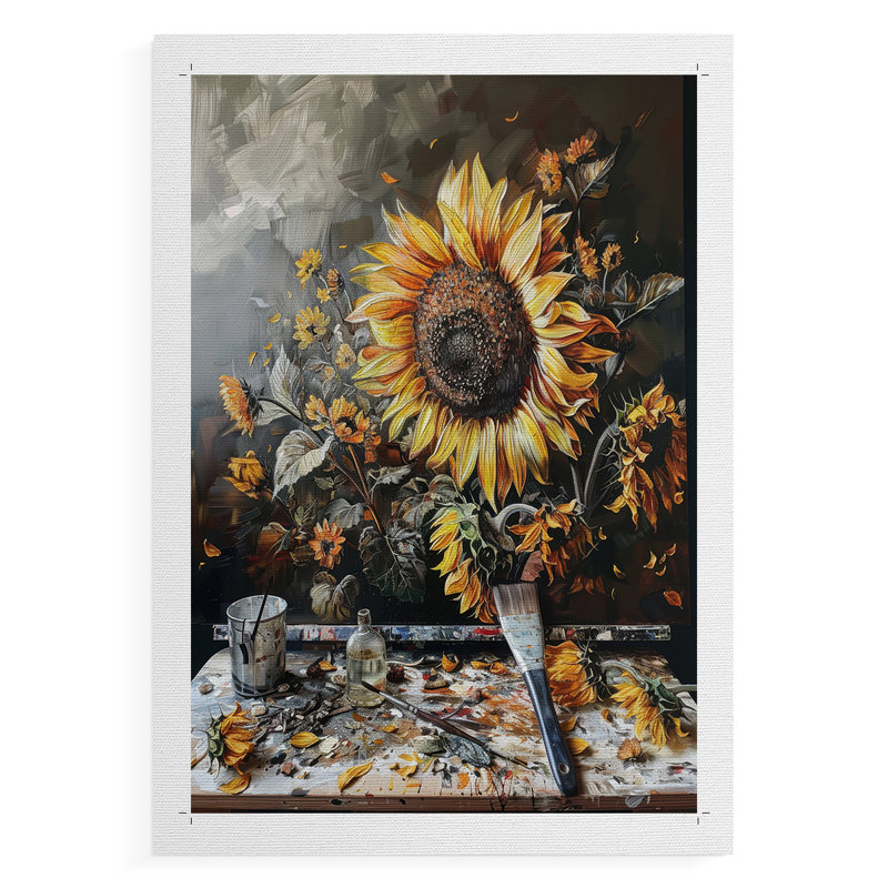 FLORAL Series DI -Canvas Print Only - NOT FRAMED, 48" H x 32" W